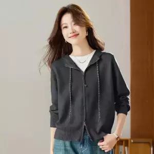 EAMT 후드 카디건 집업 가디건 상의 여친 니트 캐주얼 가을 겨울 봄 EUNG3