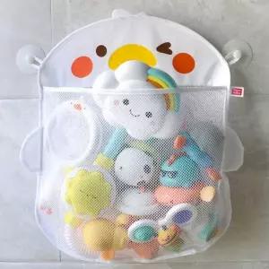 [하프클럽/알티피아]욕실 그물망 정리 보관 장난감 메쉬 건조 흡착