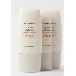아로마티카 바이탈라이징 로즈마리 수분장벽 무기자차선크림 50ml 2+1총3개 SPF 50+ P