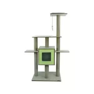 스트래스해소 캣타워 고양이 놀이터 기둥스크레쳐 숨숨집 L-1 127cm