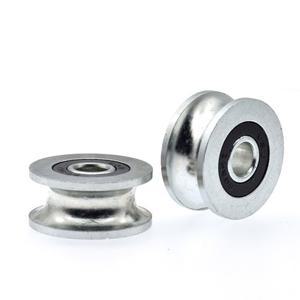 호환 1pcs 8 30 14mm 베어링 풀리/철 휠, U 그루브 휠, 6x30x14mm 10mm 트랙 가이드 휠/ 휠, 녹 방지