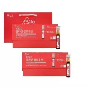 한국이너뷰티-김소형 비타C 콜라겐 글로우샷 (20g + 500mg x 2정) x 14병x2 총28병