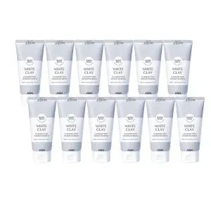 해피바스 폼 화이트클레이 모공 클렌징 폼 150g x12개