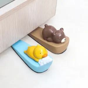 방 문 쾅 닫음 충격 방지 쿠션 도어 콕 스토퍼 곰