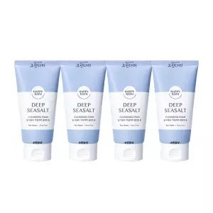 해피바스 폼 퍼펙트 딥 씨솔트 클렌징 폼 150g x4개