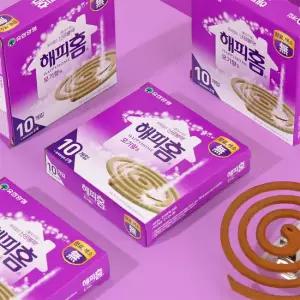 해피홈 모기향 코일 10Px10개