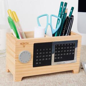원목 탁상용 만년 달력 우드달력 스피닝 카페 다이얼은 거닷컴 DIY