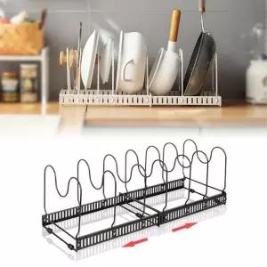주방 싱크대 후라이팬 정리대 냄비 뚜껑 수납 거치대 후라이팬정리대 주방정리