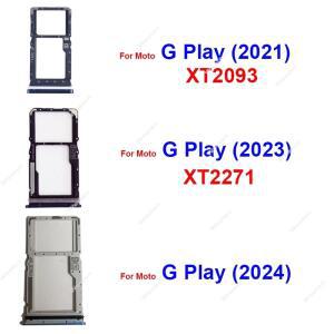호환 Motorola Moto G Play 용 Sim 카드 슬롯 트레이 홀더 XT2093 XT2271 카드 리더 어댑터 소켓 교체 부품
