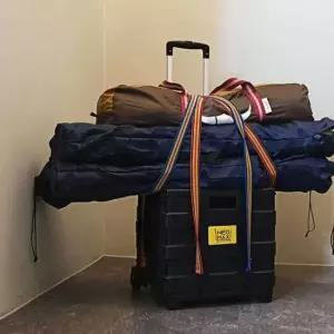 고리형 납작 탄성끈 로프 2m 고리줄바 자전거 고정끈