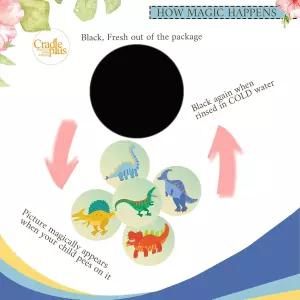 배변 훈련 좌석 매직 스티커 공룡 화장실 색상 변경 무료 e북 포함 타겟 5팩 차트 또는 시계 유무에