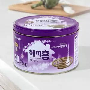 해피홈 모기향 캔 30Px2개