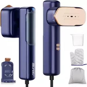 의류용 스마트 여행용 찜기 100V-240V 휴대용 다리미 15초 급속 가열 2 in 1 LED 디스플레이 100ml Lrge
