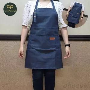( )유치원교사앞치마 원피스앞치마 바리스타앞치마 업소용주방앞치마 카페앞치마 데님 앞치마