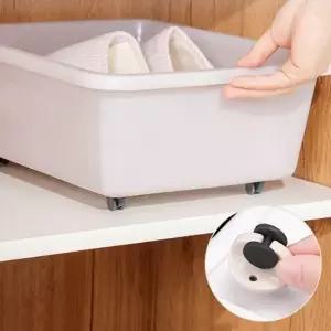 (색상 부착식미니바퀴)DIY 부착식 미니바퀴 미니 레일 소형 이동바퀴 4P