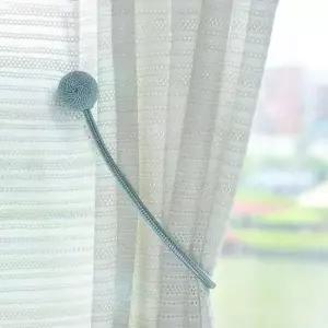 커튼걸이 마그네틱 커튼끈 볼 타이백 장식 집게 걸이 자석
