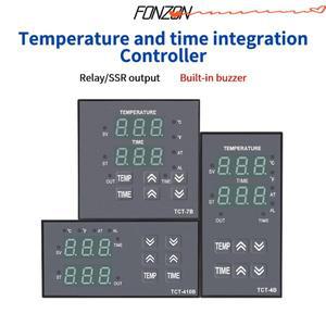 9648 TC 다기능 디지털 디스플레이 온도 컨트롤러 AC100-240V 고정밀 타이머