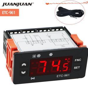 ETC-961 미니 온도 컨트롤러 마이크로 컴퓨터 조절기 디지털 냉동 경보 NTC 센서 포함 220V