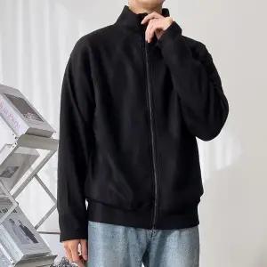 남자 골지 하이넥 집업 가디건 5C-CA-Q109-검정