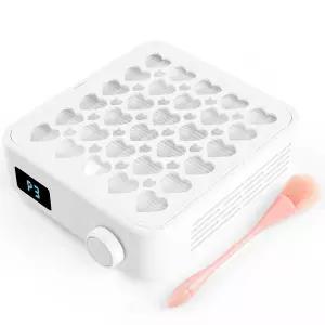 가정용 및 살롱용 BQAN 네일 먼지 수집기 휴대용 - 재사용 가능한 필터가 있는 4200RPM 진공 청소기 아크릴