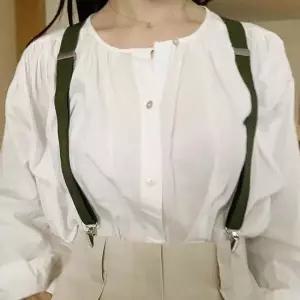 멜빵 남자 여성 무지 단색 패션 서스펜더 카키 남자멜빵