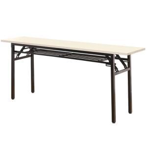 폭좁은 테이블 접이식 블랙월넛 단층 경량 80X30X75 매대 야외 시장