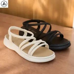 [애슬릿] 플랫폼 샌들 밴딩 스트랩 발편한 키높이 여름 바캉스 4.5cm