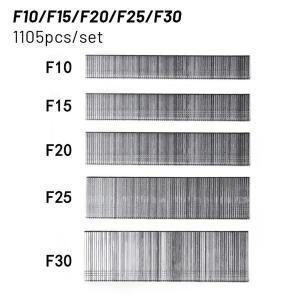 1105Pcs F15/F20/F25/F30 네일 건 스트레이트 브래드 손톱 목공 가구에 대 한 304 스테인레스 스틸 스테이