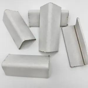골판지 가장자리 보호기 흰색 2x2 인치 x 48 두께 5mm 배송 보호 하중 안정화 팔레트 16 팩 더 강력함