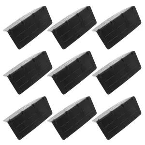 Yangz 12PCS V-코너 엣지 프로텍터 플라스틱 직각 상자 포장 고정 강철 가전제품용 화물 적재 시스템 범퍼