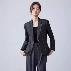 여성용 가을 캐주얼 정장 자켓 스몰 코트 오피스 상의 원픽3