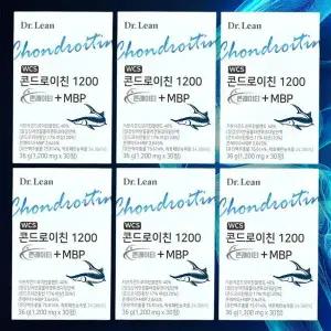 [셀러허브]닥터린 콘드로이친 1200 콘레이티 + MBP 철갑상어 30정 x 6박스 (S33306013)