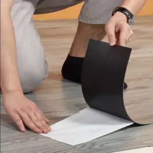 붙이는 거실 마루 바닥 장판 pvc 바닥재  접착식 붙이는타일