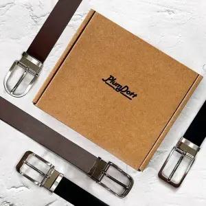 TBZ 플럼도트 이탈리아 통가죽 유공벨트 선물상자포함