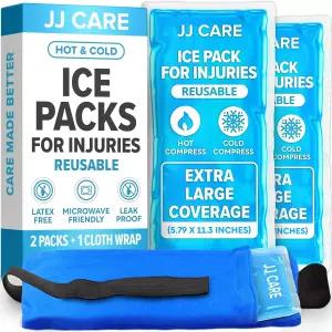 JJ CARE 부상용 스팩 재사용 가능 XL - 젤 무릎 등 목 손목 발목 소프트 유연한 법