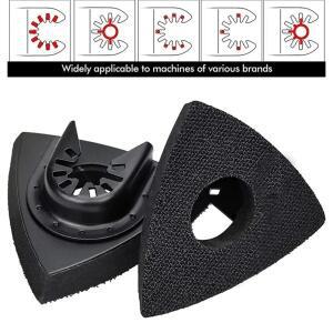 1pcs Renovator 액세서리 삼각형 샌딩 패드 Uick 릴리스 진동 도구 용 Fore Machine Tools