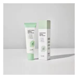 수분보충 [김정문알로에] 큐어 알로에 쉴드 더마 선크림 40ml 1개