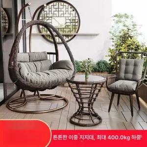 행잉체어 야외 라탄 펜션 스윙체어 실내 그네의자 요람