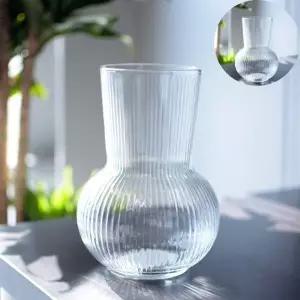( )인테리어화병 유리꽃병미니 원형유리화병 원통유리화병 미니유리화병 유리 꽃병 17cm