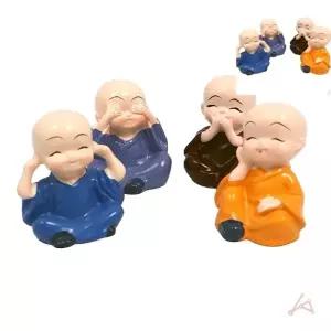 ( )귀여운인형 인테리어인형 미니피규어 피규어 장식소품 미니 동자승 4p