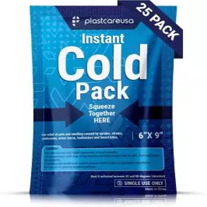 부상 근육 및 관절 찰과상을 위한 6인치 x 9인치 일회용 스팩 - 를 냉찜질기 사용하기 쉬운 PlastCare USA