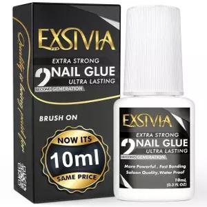 초강력 네일 아크릴 팁 10ml 내구성이 뛰어난 브러시 온 지저분하지 않고 탈수기나 프라이머가 필요 없음