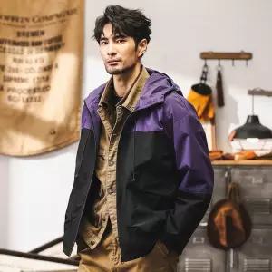 남자 빈티지 가을 카고 아우터 점퍼 바람막이 루즈핏 후드 배색 야상 원픽3