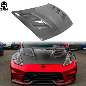본넷덕트 370Z Z34용 AMS 파이버 카본 커버 호환성의 프론트 후드 엔진 벤트 보닛