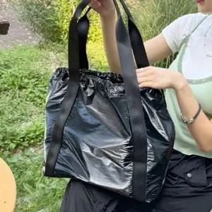 데일리 빅사이즈 쇼퍼 백 밴딩 셔링 쇼퍼 백 나일론 가벼운-WFNURRR