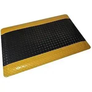 YXKJZHF 피로 방지 작업 매트 PVC 정전기 미끄럼 헤비 듀티 스펀지 인체공학적 바닥 방수 블랙 45x60cm