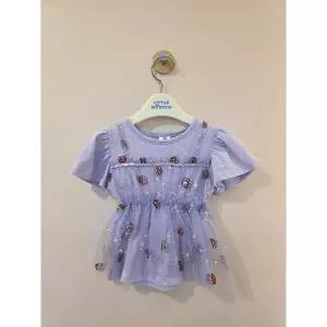[리틀밥독] H262MTS01W딸기스팽글T/S [P003803243]