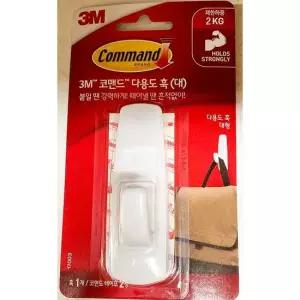 부착식 벽걸이 3M 대 x6개 소품 걸이 부착 후크 훅 3M 3M벽걸이