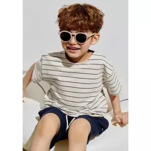 [빈]BA27TS01MG 멜란 그레이 스트라이프 반소매 티셔츠