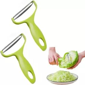2Pcs 그린 양배추 분쇄기 야채 커터 슬라이서 스테인리스 스틸 채소 감자 필러는 가정용 레스토랑에서 필링